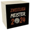St. Pauli Meisterschale Spardose aus Holz mit Spruch Zweitliga Meister 2024 Fußball Hamburg Reeperbahn Aufstieg Trophäe Wettbewerb Gewinner Felge