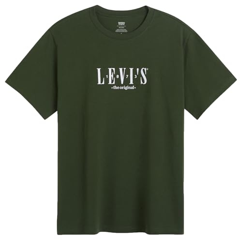 Levi's Ss Relaxed Fit Tee Serif Logo Kombu Gree