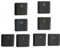 Texture Tactility Backlit Gaming WASD Keycaps and Up Down Right Left Arrow Keys Replacement for Logitech G813 G815 G913 G915 TKL RGB Mechanical Keyboard Keycaps Black