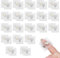 20 Paar Versteckter Magnete zum Einnähen, Hidden Sew Magnetverschluss Taschen, PVC Nähen Magnet Knopf, Unsichtbare Magnetknöpfe, Zubehör zum Nähen für Handtaschen Kleidung Lederhandwerk(Magnet:1cm)