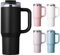 Homealexa Insulated Tumbler 900ml/30oz 304 Stainless Steel, Double Wall Vacuum Design with Leak-Proof Lid and Straw, Perfect for Cold & Iced Beverages Black