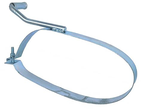 Partsline Collier d'Échappement Arrière compatible avec Peugeot 206 | Sangle de fixation du silencieux arrière côté gauche. Aussi compatible avec 206 SW, CC. Réf. équivalentes : 170632, 1731E7