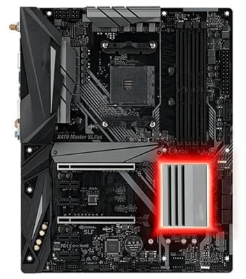 Placa Madre Placa Base Fit For ASROCK X470 Master SLI/AC X470 AM4 Compatible con CPU Ryzen 5600X 5800X 3900X DDR4 64 GB SATA3 M.2 Gaming Mainboard ATX