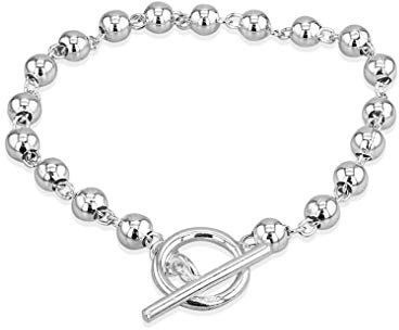 Tuscany Silver Damen-Armschmuck 4mm Ball T-Bar 19 cm - 8.27.1852