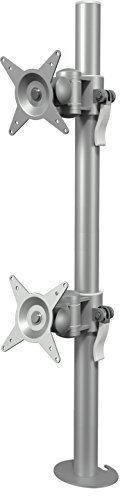 Dataflex 52.672 ViewMate Style Monitorarm (Tragkraft max. 2X 15kg, bis 55,8 cm (22 Zoll) Bildschirmdiagonale, VESA: MIS-D 75x75/100x100mm kompatibel) Silber