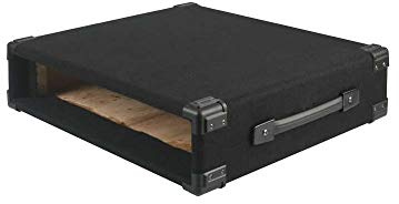 PULSE RKSL‑2U 19 Rack Sleeve – 2U Portable MDF Rack Enclosure with Carpet Finish, Black