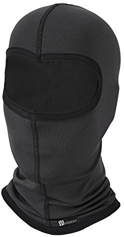 Hisert Sturmhaube Skimaske Silverplus Thermoaktive HR 13 (Graphite/Schwarz, XL/XXL)