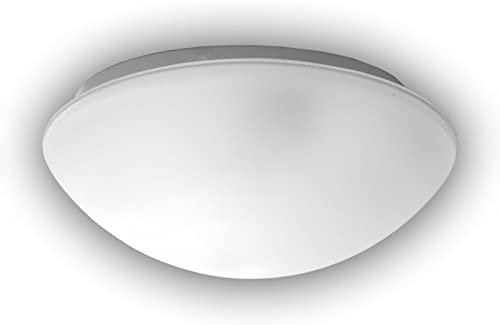 Niermann Standby 67035 A++ to E, Nurglasleuchte, satiniert mit klarrand, 35 x 35 x 13 cm