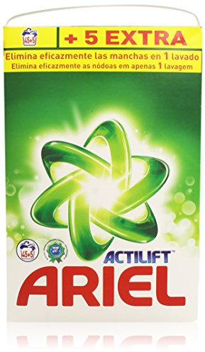 Ariel – Reinigungsmittel für Waschmaschine – 3.25 kg Flüssigkeit für 45 + 5 Wäschen, entfernt hartnäckige Flecken