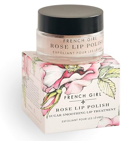 French Girl Organics Bio / Vegan Rose Lip Polish (1 Oz/30 Ml)
