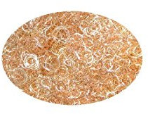 Bellaflor Lametta Engelshaar gelockt 50 Gramm Kupfer - Gold (Muskat)