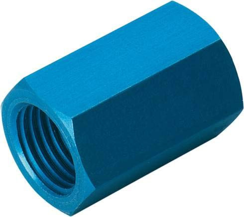QM-1/4-1/4 (2255) Muffe Pneumatischer Anschluss 1:G1/4 Pneumatischer Anschluss 2:G1/4
