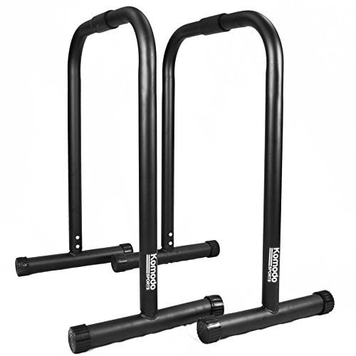 Komodo Parallel Dip Station Bars Home Gym Parallettes for Body Weight Workout Calisthenics