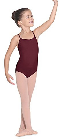 Bloch Dance Girls Parem Microlux Trikot für Mädchen, Burgunderrot, 14