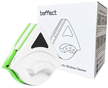 Baffect Startseite Double Side Magnetic Window Cleaner Ultra Strong Beide Seiten-Glaswischer Werkzeuge Oberflächenreinigungsbürste mit ergonomischem Griff-Design für Autoglasfenster Dicke 15-26mm