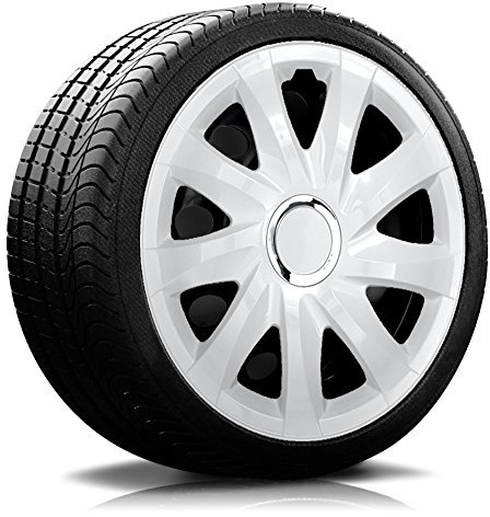 14 Zoll RKK01 Premium Line (Weiss) Radkappen/Radzierblenden 4 Stück