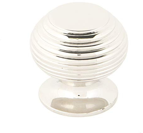 From the Anvil Polished Nickel Beehive Cabinet Knob 30mm