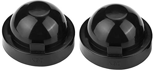 Fydun LED Scheinwerfer Staubgehäuse 2Pcs 90mm Schwarz Gummi Auto Scheinwerfer Abdeckungen Dichtung Caps Gehäuse Verschlusskappe Wasserdicht Staubdicht Dichtungsdeckel