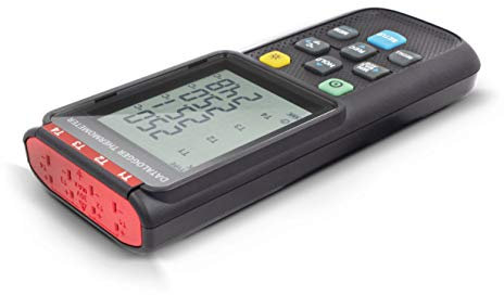 PerfectPrime TC0520, 4-K-Thermoelement-Thermometer K, J, E, T Typ Datenlogger, USB-PC-Software Windows