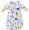 MIKAFEN Baby Schlafsack Langarmer Winter 3.5Tog | 100% Bio-Baumwollschlafsack (68-80cm/6-14 Monate)