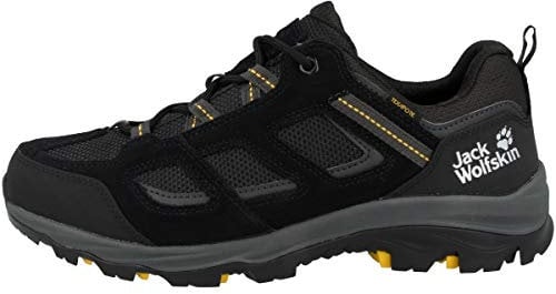 Jack Wolfskin Vojo 3 Texapore Low M Herren Outdoorschuhe , Black Burly Yellow Xt, 47.5 EU