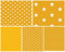 babrause® Stoffpaket Baumwollstoff 5x(50x150cm) Öko Tex zertifiziert - Patchworkstoffe (gelb)