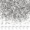 UNICRAFTALE Über 500pcs Edelstahl Perlenspitzen Kalotte Enden Clamshell Knot Cover Fold-Over Perlenspitzen Für Schmuck Handwerk Herstellung Edelstahl Farbe 5mm Lang