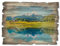 ARTland Wanddeko Bild aus Holz Holzbild vintage Deko 40x30 cm Landschaften Natur See Berge Watzmann Alpen Rustikal Vintage T9QB