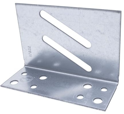 PROTEKTOR 25x Anschlusswinkel 6190 für UA 125/UA 150 Silber | Anschlagwinkel aus verzinktem Stahl zur sicheren Befestigung von Deckenprofilen im Trockenbau