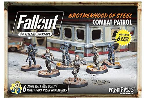 Flat River Group | Fallout Wasteland Warfare: Brotherhood of Steel - Combat Patrol | Miniatures | Unpainted