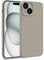 MyGadget Funda para iPhone 15 en Silicona TPU - Carcasa de Doble Capa - Case Resistente Antigolpes y Anti choques - Ultra Protectora Gris Oscuro