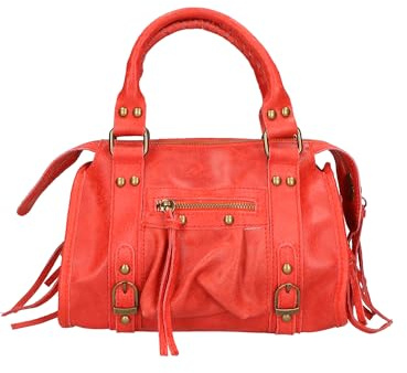 Gave Lux Umhängetasche Handtasche Damen Echtem Wildleder 25 cm Vintage City Bag Handgefertigt in Italien GLX220609123FBG