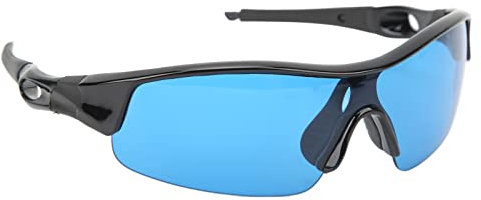 gernie Grow Room-Brille, Indoor-Hydrokultur-LED-Wachstumslichtbrille mit HPS-Blocker-Linsen und Brillenetui, Zur UVA-/UVB-Blockierung in Grow-Zelten, Hydrokultur, UV-Schutzbrille (BLUE)