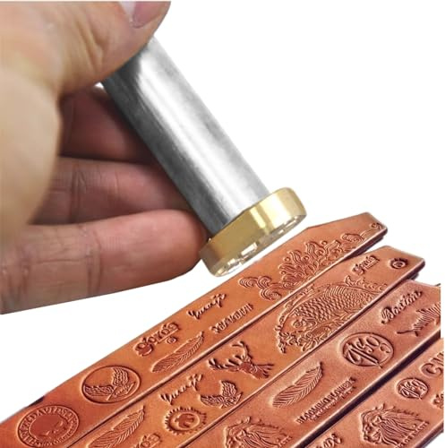 ACRSIKR Individueller Lederstempel, personalisiertes Logo-Leder-Stempelwerkzeug für Lederhandwerk