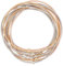 PH PandaHall 10Pcs 3 couleurs Bracelet de Corde de Guitare Bracelets Extensibles Empilables Multi-Brins en Acier Inoxydable Réglables Style Boho pour Amateurs de Musique Bijoux Cadeaux