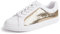Feversole Women's Fashion Sparkle Sequin Lace Up,Damen Sneaker Atmungsaktiv Turnschuhe Leicht Laufschuhe Sportschuhe Freizeitschuhe Paillette Gold 40 EU