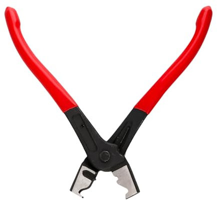 Thyonta Automotive Vise Type Tube Clamp Straight Throat Type Hose Clamp for Removal and Installation of Automobiles for Auto Parts Auto Repair Tools