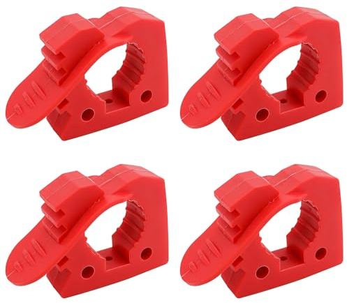 ANCLLO 4pcs Quick Installation Clamp Rubber Fastener Suitable for 3-4cm Pipe Fixing Buckle Installation Fast and Stable Effect