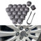 PLCGTNNP 20 Piezas Tapones Tornillos Ruedas Coche para Fiat Ducato 2006-2021, Tapa Tornillos Tuerca Pernos de Rueda Caperuzas Tornillo Cubiertas Hexagonales Tapones Tornillos,B/Grey-21mm