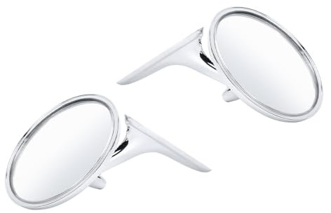 Runde Außenrückspiegel 654394765672 Ersatz für Impala Corvair Biscayne Bel Air Nova Außenspiegel