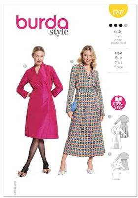 Burda Style Sewing Pattern B5767 Misses' Dress