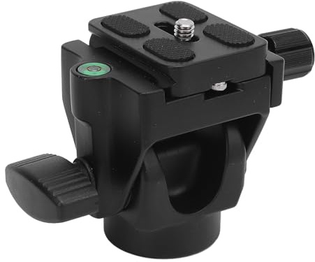 Monopod Tilt Head Aluminium Legierung Stativ Kopf Schnell Spanner Platte Vogel Beobachtung Fotografie