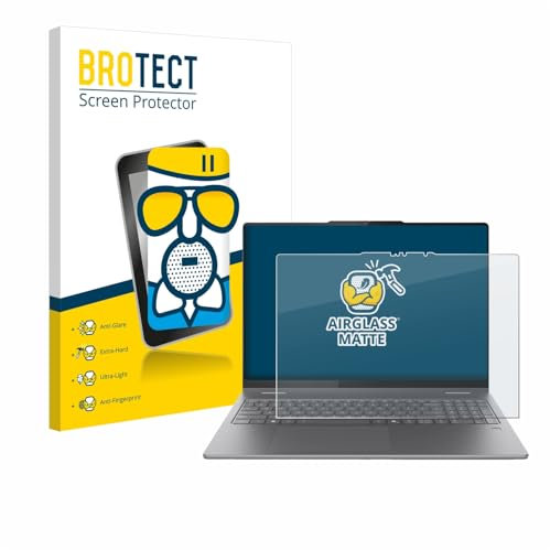 BROTECT Entspiegelungs Schutzglas für Lenovo Yoga 7 2-in-1 Gen 10 16 Schutzfolie Panzer Folie Glas Matt [Extrem Kratzfest 9H, Anti-Reflex]