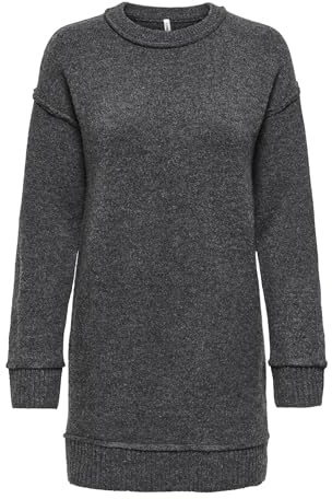 ONLY Damen Onlhazel Ls O-Neck Dress Bf KNT
