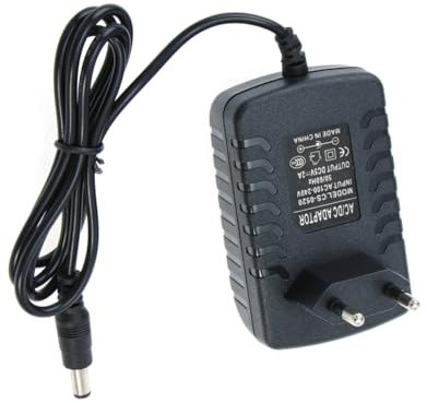 Vaguelly 240V Adaptador De Corriente con EU Cargador Compatible con Dispositivos Entrada Color Negro