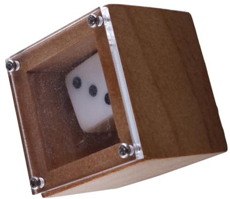 IMIKEYA Fröhlicher spaß The Pleasure die bescherung Party mitgebsel kluppe trauzeugengeschenke kucheltier zaube ja Nein Spiele Anfängerwürfel Hölzern Khaki