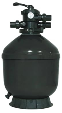 WeltenMarkt TMG 750 Sand Filter Polyester Gel Coated Tank - 88 m³ Pool Capacity, 22 m³/h Flow, 260 kg Sand, Ø750mm Tank, 63 mm / 2 Metric/Imperial solvent Socket, 2.0 Valve Port