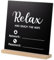 HORIALENCE Panneau Bois Wifi Avec Tableau Indicateur De Mot De Passe Pratique Pour Maison Hôtel Et Restaurant Décoration De Bureau Ou Table Indépendante