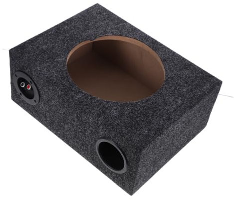 Warmhm 10-inch Car Subwoofer Box Enclosure Ultra-thin Vehicle Sub Box for Truck Audio System Single Cab Subwoofer Cover Sound Bass Amplifier