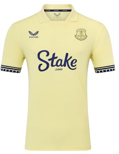 Castore Everton FC Men's Away Short Sleeve Shirt